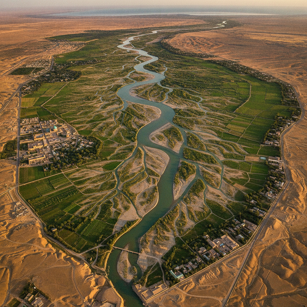 Khiva Khorezm Oasis Amu Darya Agriculture