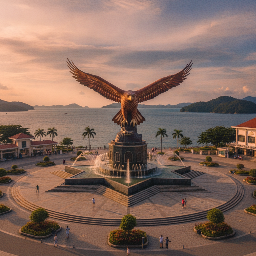 Langkawi Kuah Town & Eagle Square Walk