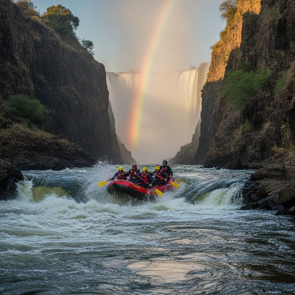 Batoka Gorge White Water Rafting Below Victoria Falls