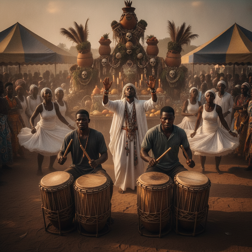 Ewe Culture: Brekete Ceremony, Kente Weaving & Voodoo Tradition
