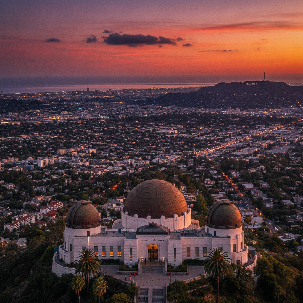 Griffith Observatory, Hollywood Hills & the Hollywood Sign