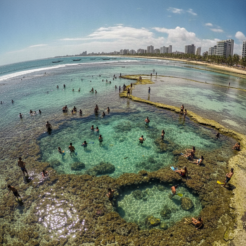 Maceió Natural Pools: Brazil's Most Beautiful Coral Reef Swimming