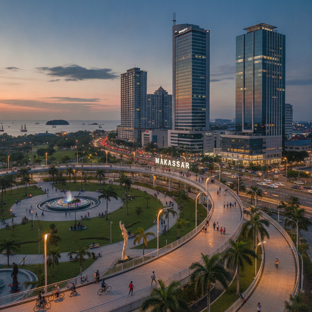 Makassar Modern City & Karebosi Walk