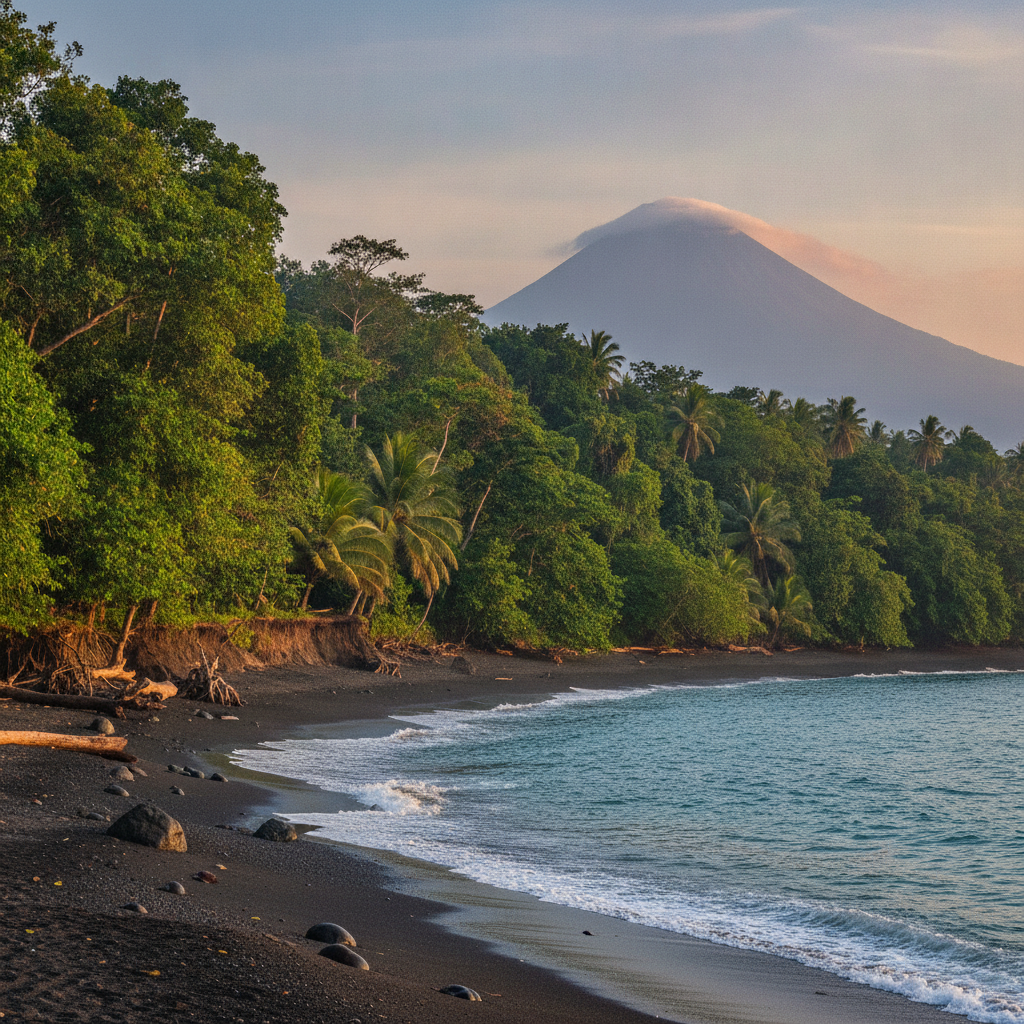 Bioko Island Beaches: Volcanic Coasts & Gulf of Guinea