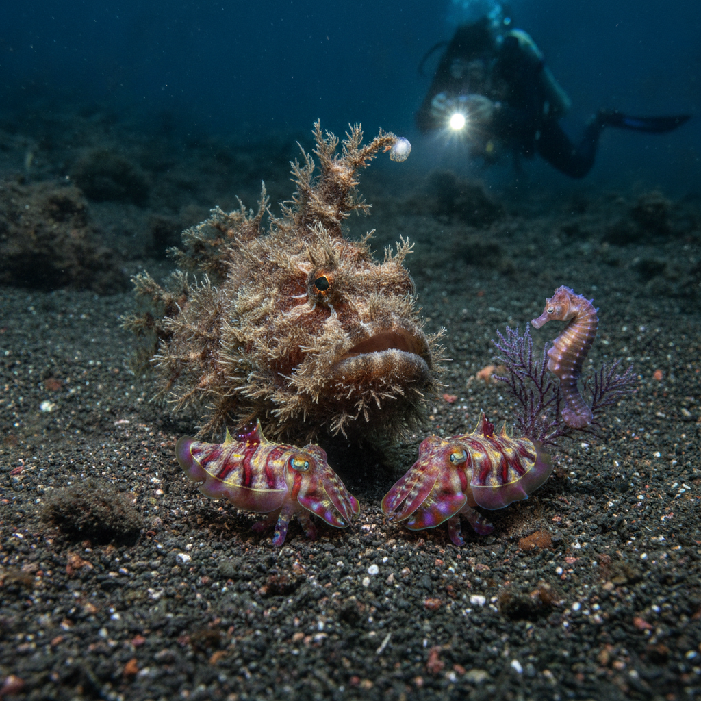 Manado Lembeh Strait Muck Dive Walk