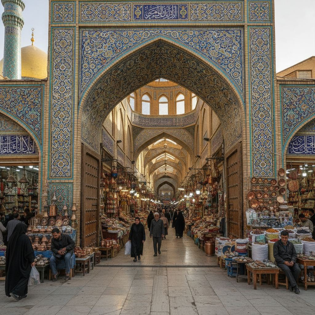 Mashhad Bazaar Traditional Crafts Khorasan Region