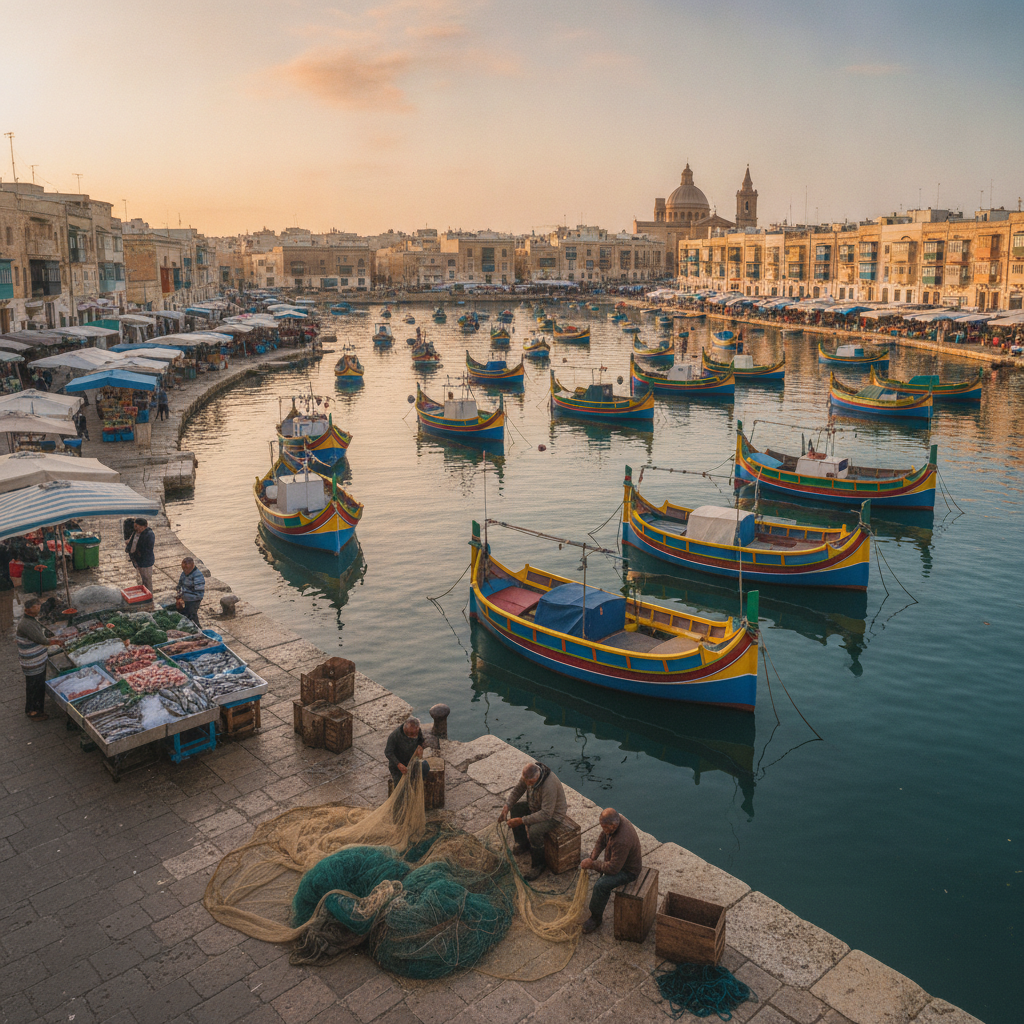 Mdina History and Culture: The Great Siege of 1565, the World War II George Cross, the Semitic European Maltese Language, Marsaxlokk Fishing Village, the Hypogeum Prehistoric Sanctuary, and Malta Wreck Diving