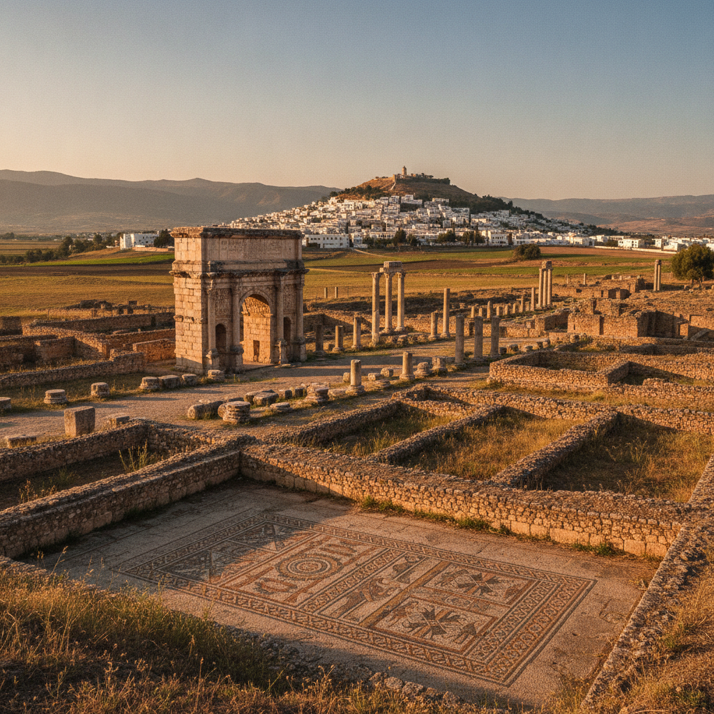 Meknes Day Trips: Volubilis Roman Ruins and the Moulay Idriss Zerhoun Pilgrimage Town