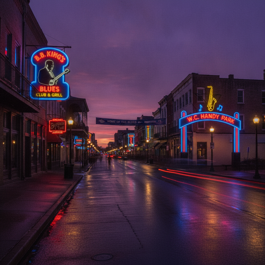 Memphis: Beale Street, Sun Studio, Stax Museum, National Civil Rights Museum, Graceland, and BBQ