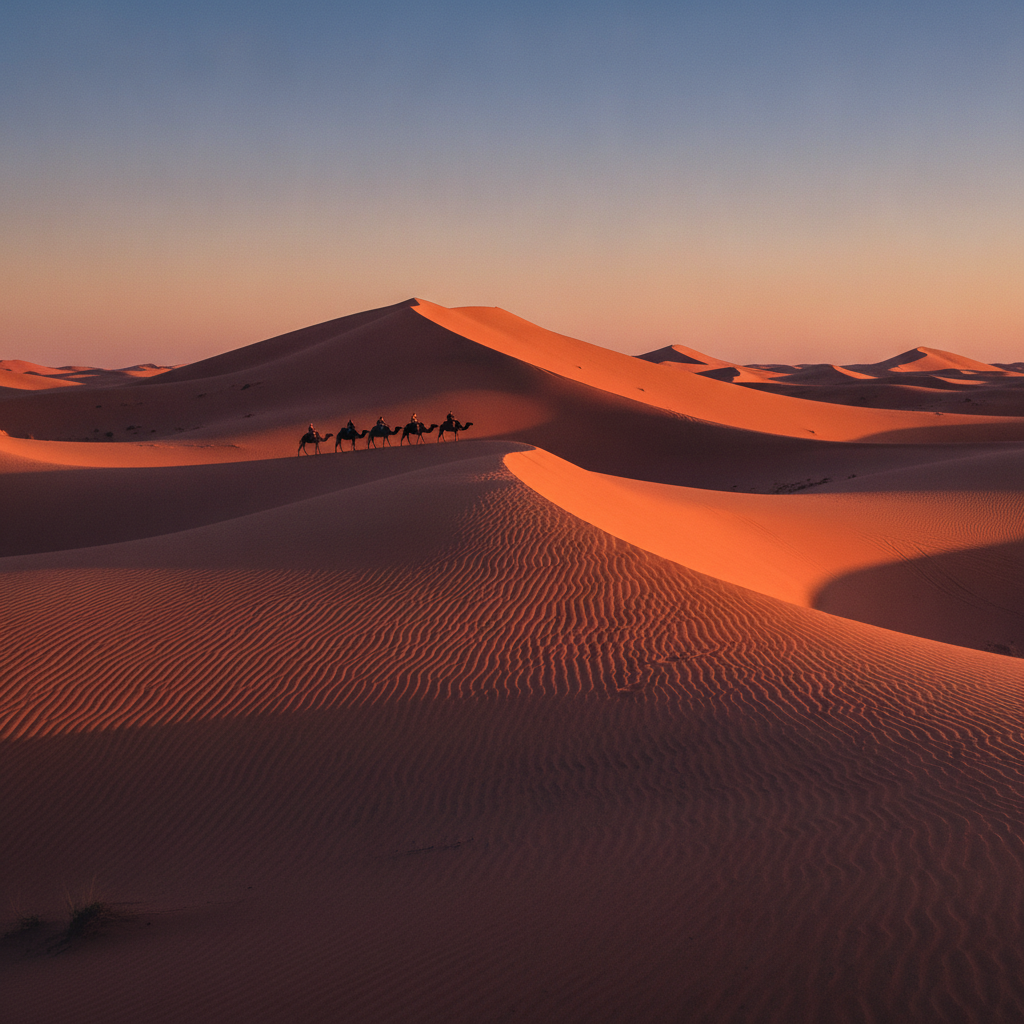 Merzouga Essential: The Erg Chebbi Sand Dunes, the Camel Trek to the Desert Camp, the Sahara Sunrise, the Berber Nomad Culture, and the Most Complete Single Saharan Desert Experience in Morocco