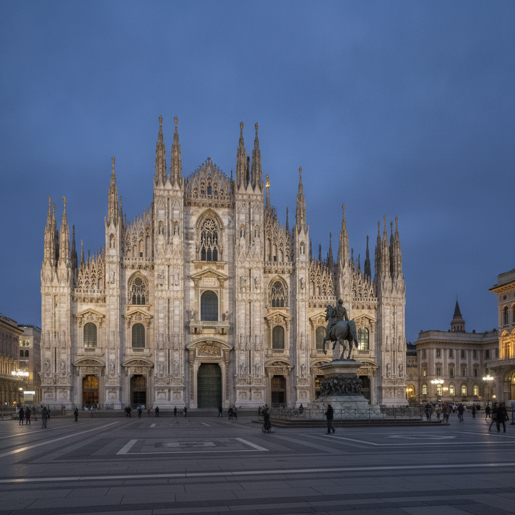 The Duomo, Galleria Vittorio Emanuele II & Piazza del Duomo