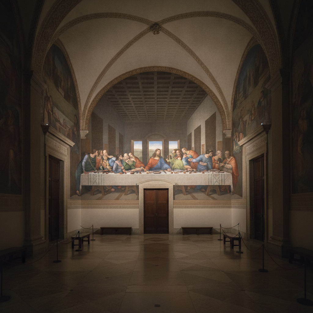 Leonardo's Last Supper, Santa Maria delle Grazie & Castello Sforzesco