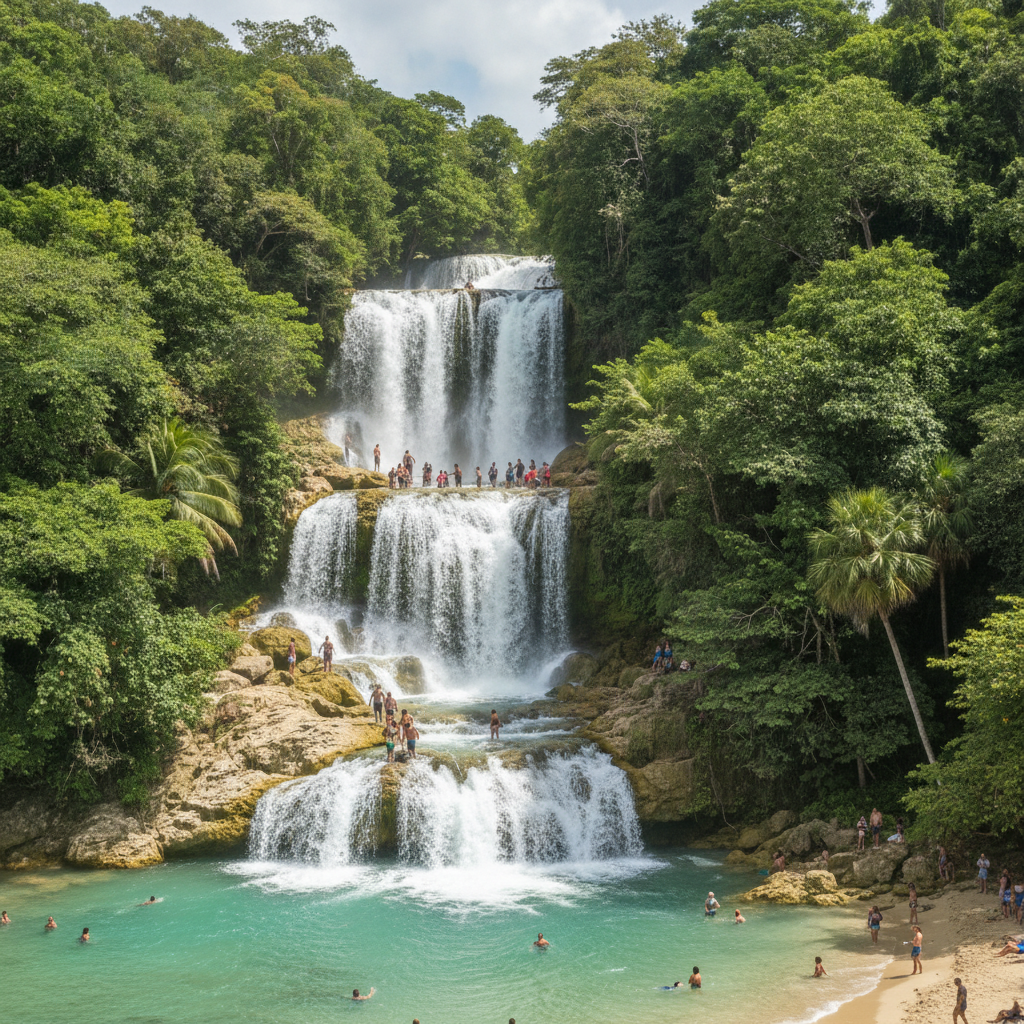 North Coast Jamaica: Ocho Rios Falls, the Blue Hole, Ian Fleming GoldenEye, and the Original Port Antonio