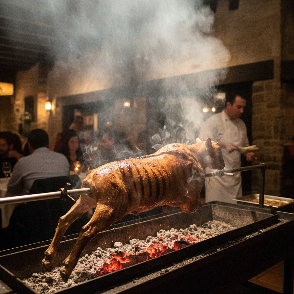 Monterrey Food Culture: Cabrito Roasted Kid Goat, Carne Asada the Northern Mexican Grill Tradition, Pan de Polvo Cookies and the Machaca Dried Beef That Defines the Northern Mexican Ranching Table
