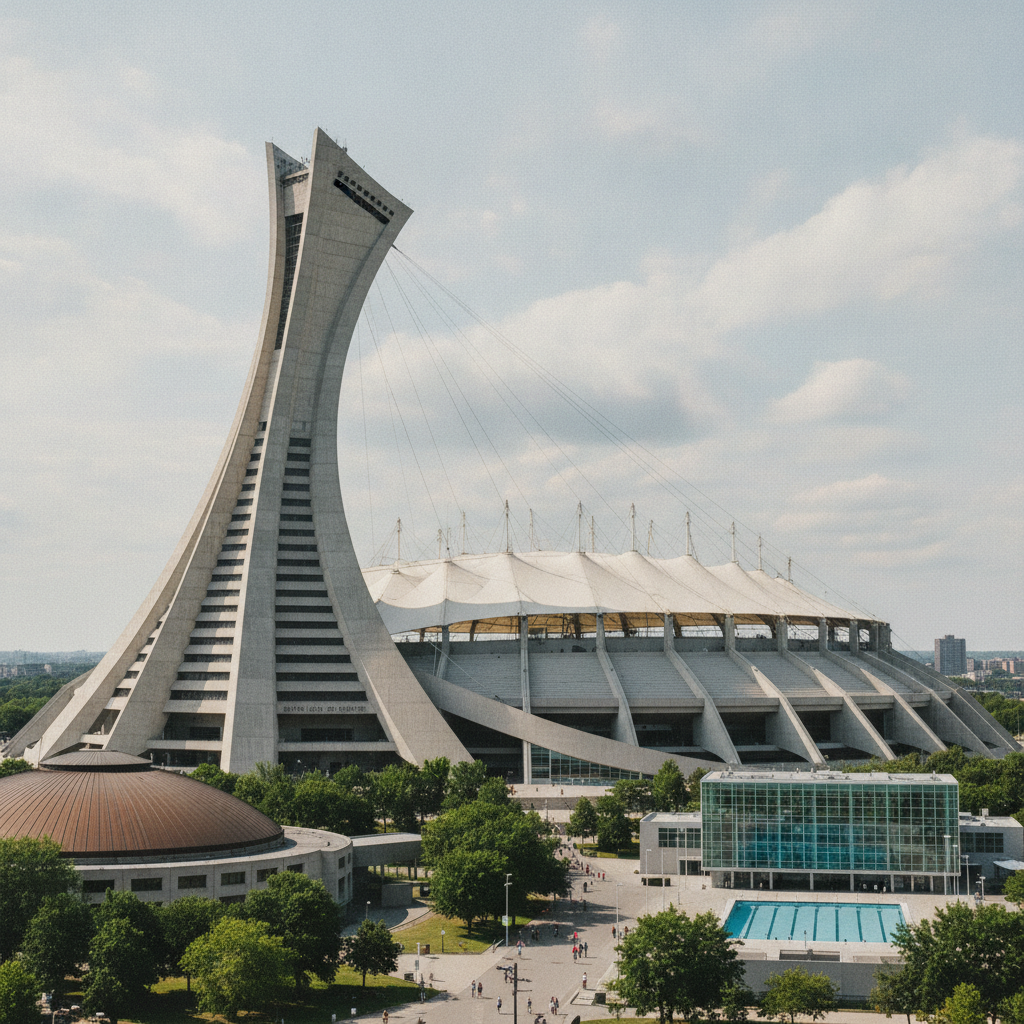 The Olympic Stadium, Biodôme & Parc Jean-Drapeau