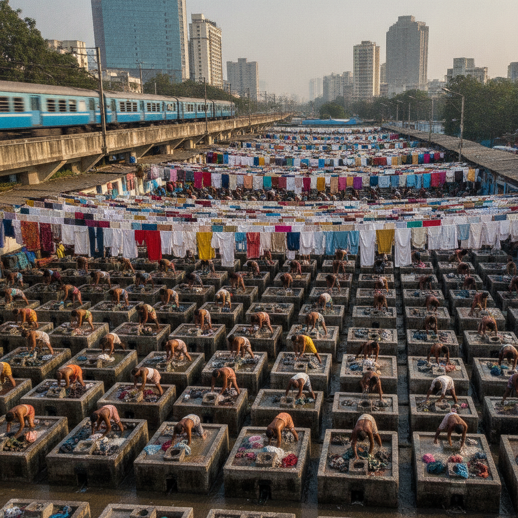 Dharavi, Dhobi Ghat & Mumbai's Local Train — City of Extraordinary Contrasts