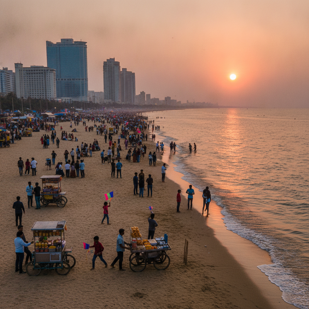 Juhu Beach, Bollywood Villas & the North Mumbai Coastline
