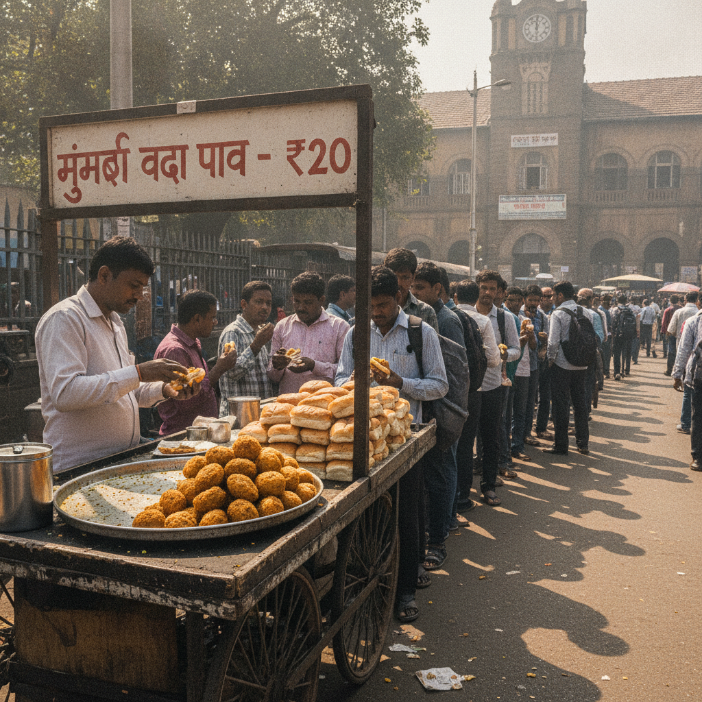 Mumbai Street Food — Vada Pav, Pani Puri, Irani Cafés & Bombay Cuisine