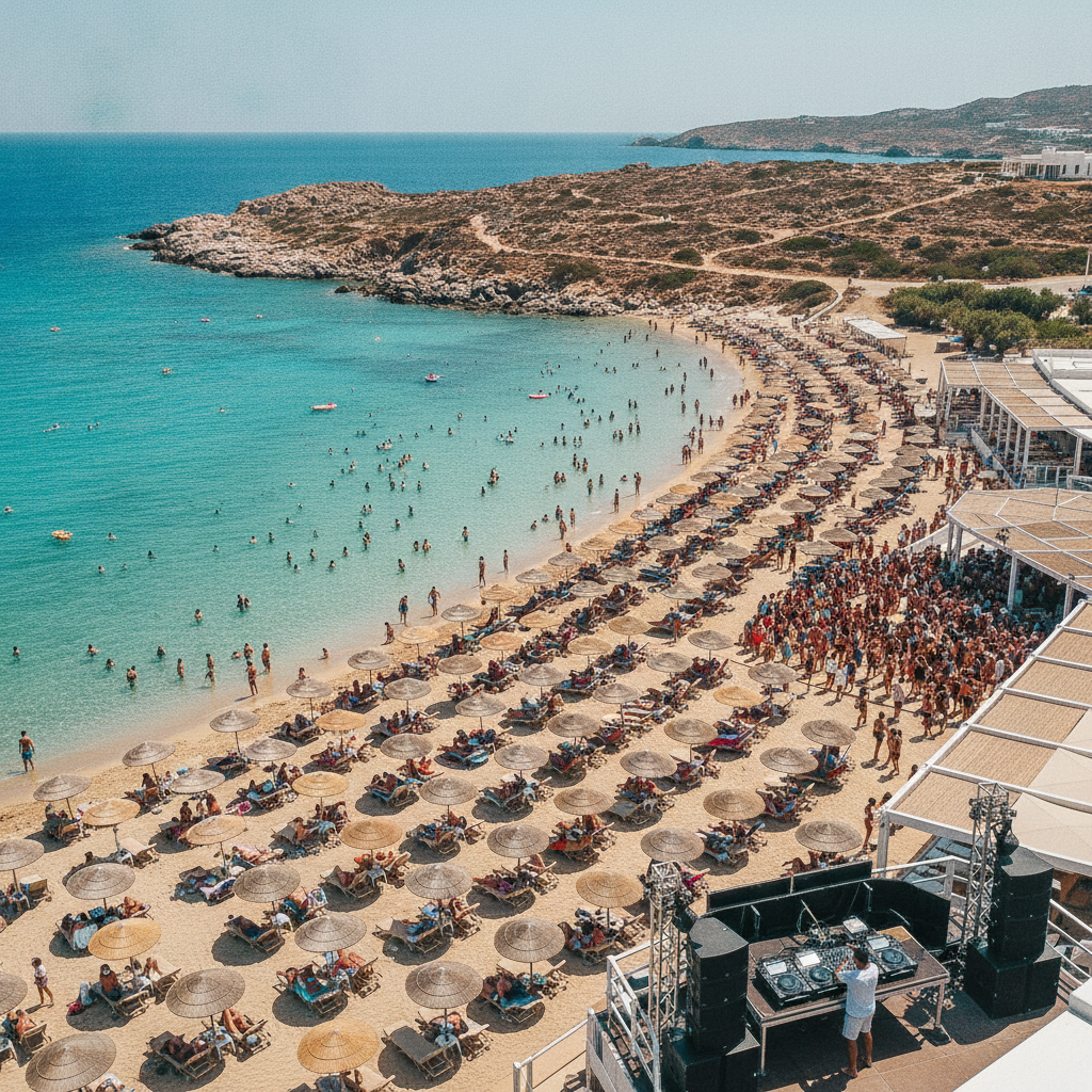 Mykonos Beaches β Paradise, Super Paradise, Elia & the Beach Club Circuit