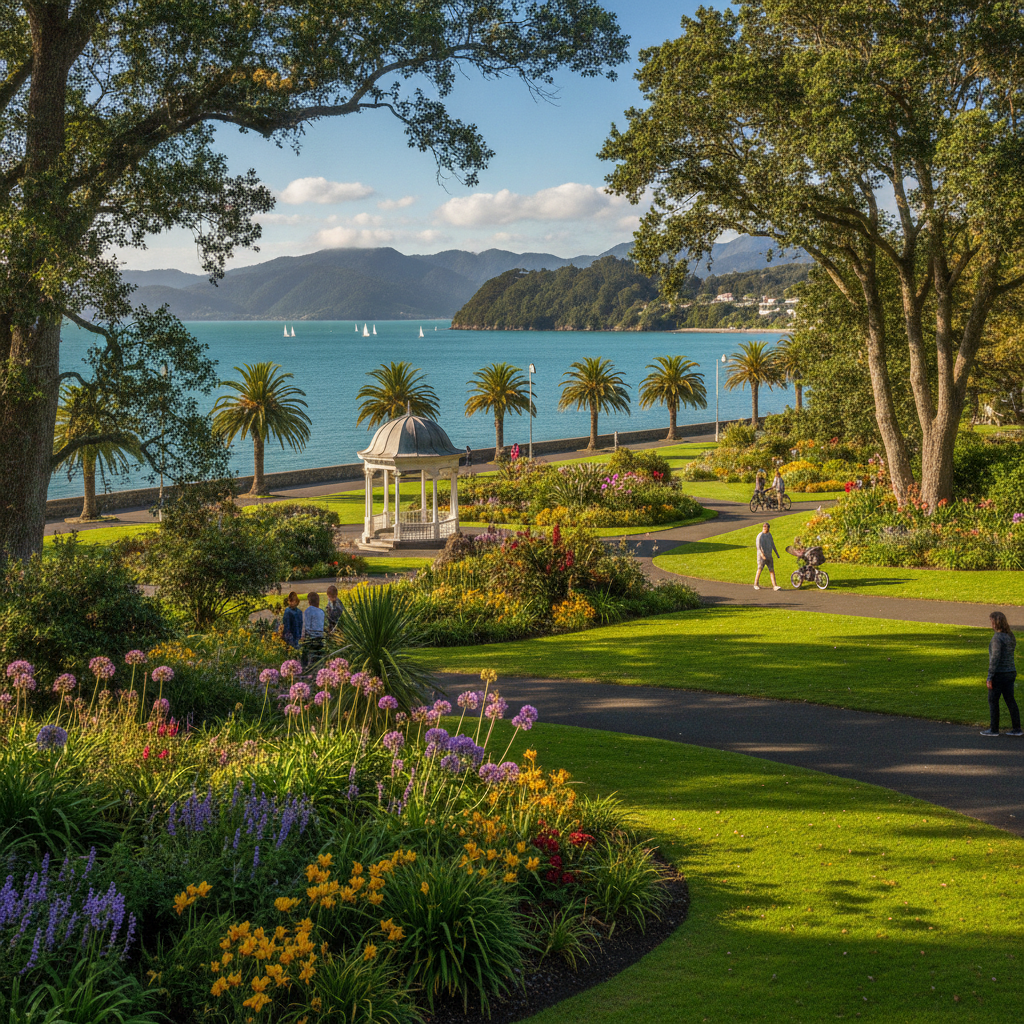 Queen's Gardens & Tasman Bay Waterfront Walk