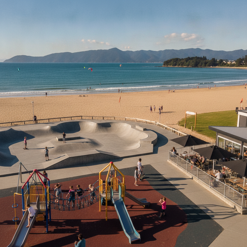Tahunanui Beach & Estuary Walk
