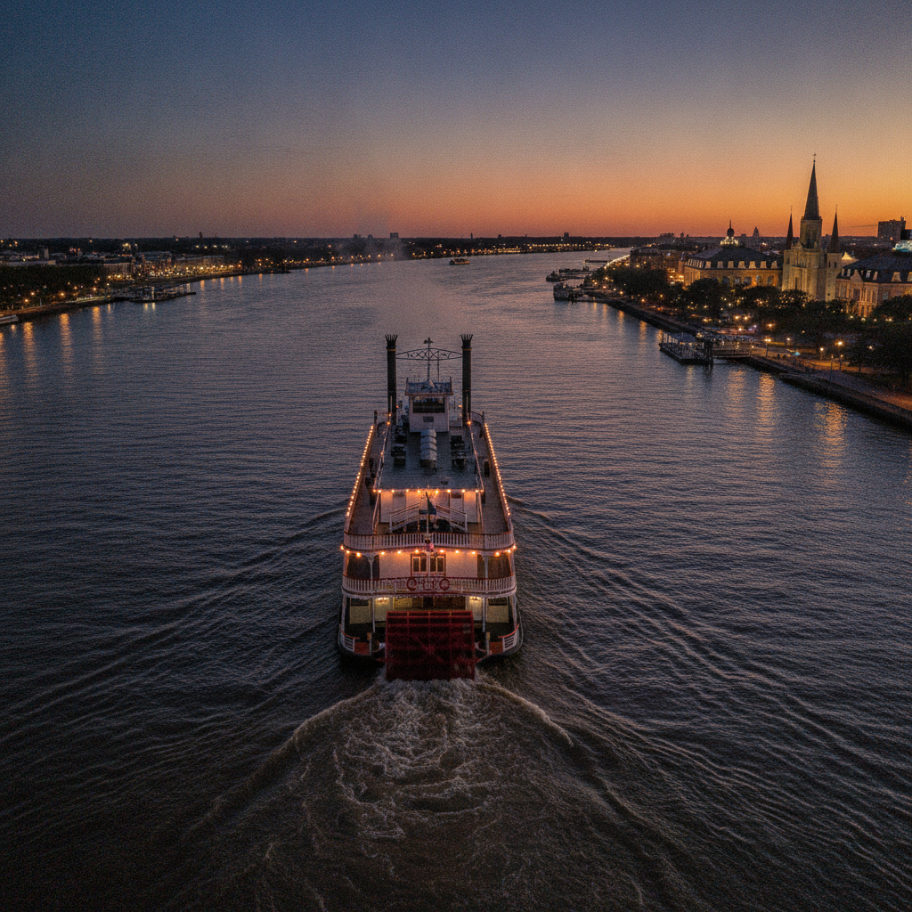 The Mississippi River, Steamboats & New Orleans's Port Heritage