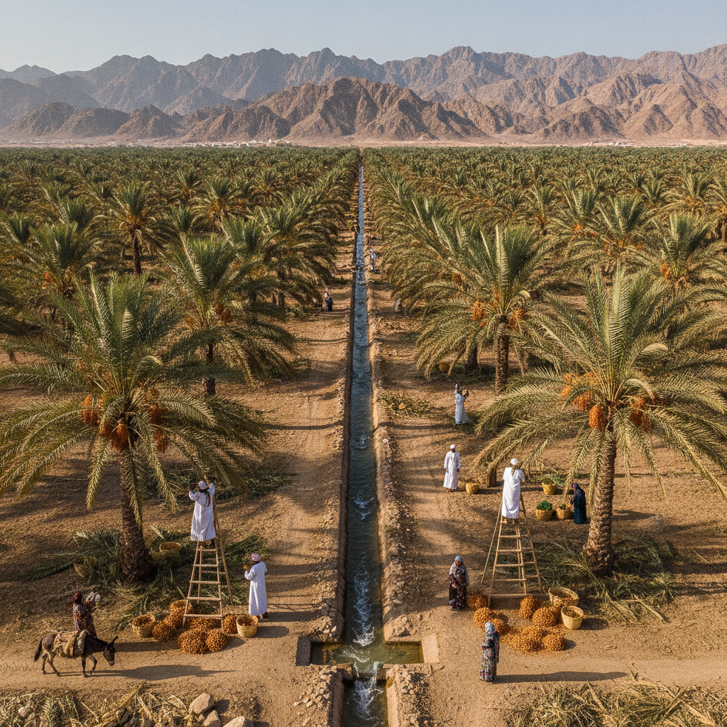 Nizwa Oasis: The Date Palm Agriculture, the Traditional Omani Farming, the Oasis Ecology, and the Most Ancient Single Omani Agricultural Tradition
