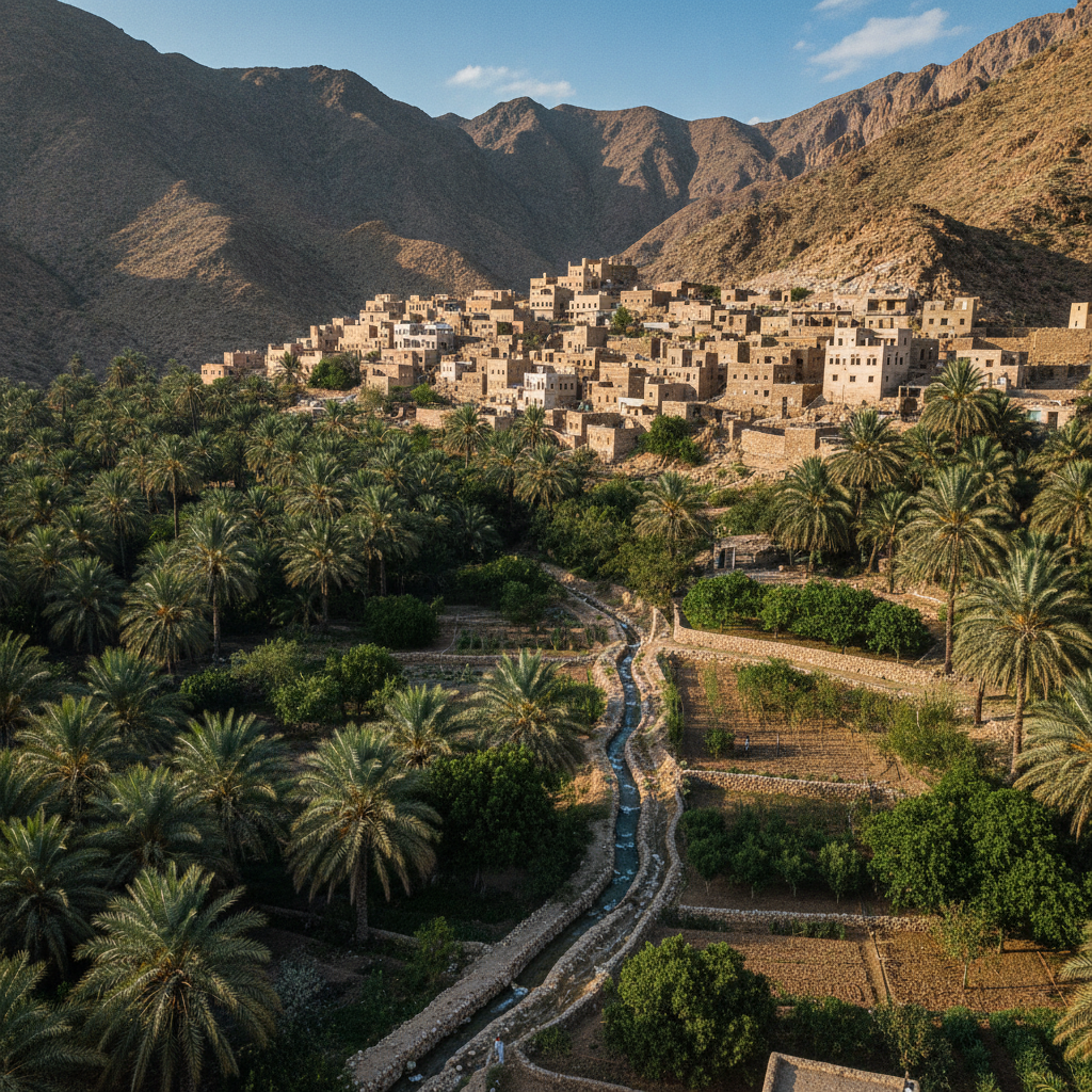 Nizwa Villages: Misfat al-Abriyeen, the Ancient Stone Terraces, Birkat al-Mawz, and the Most Authentically Traditional Single Omani Village Circuit