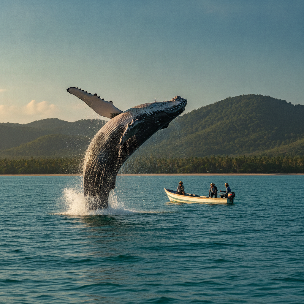 Humpback Whale Watching in the Mozambique Channel