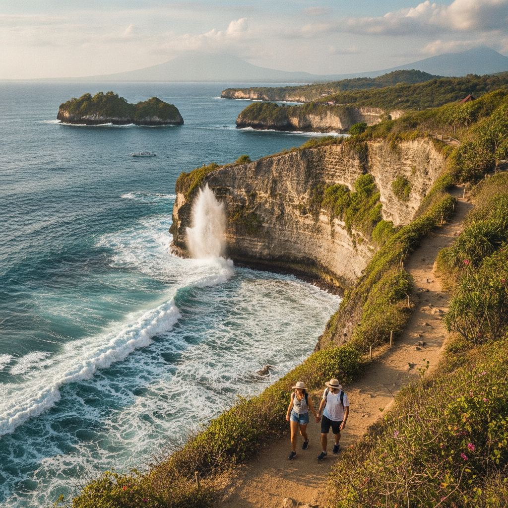 Nusa Lembongan South Coast Cliff Walk