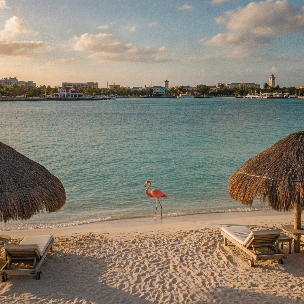Oranjestad Culture and Nature: Druif Beach, Renaissance Private Island, Ayo Rock Formations, Casino Culture, Local Market, and Aruba Sustainable Tourism