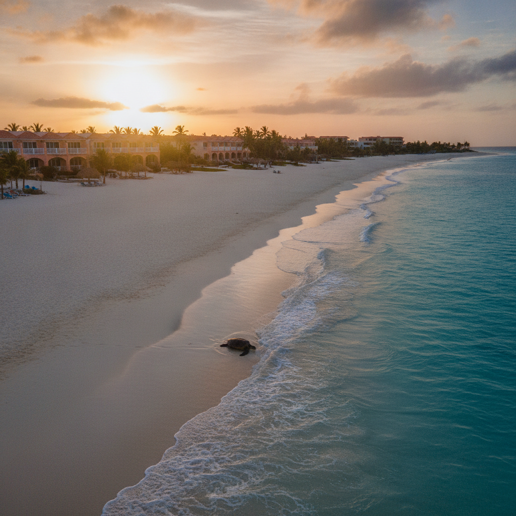 Oranjestad and Aruba: Eagle Beach, Arikok Desert Park, the California Lighthouse, and Kitesurfing at Boca Grandi
