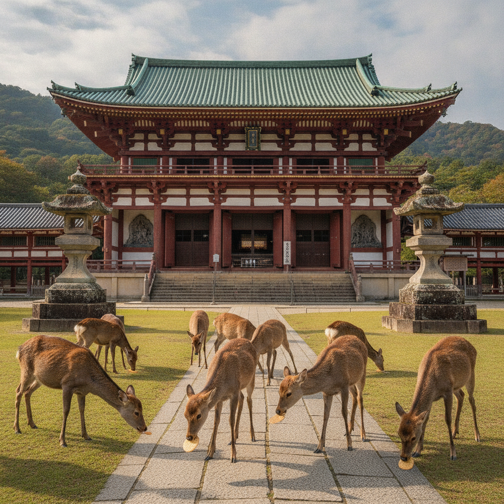Nara Day Trip — Sacred Deer, Todai-ji & Japan's Oldest Temples