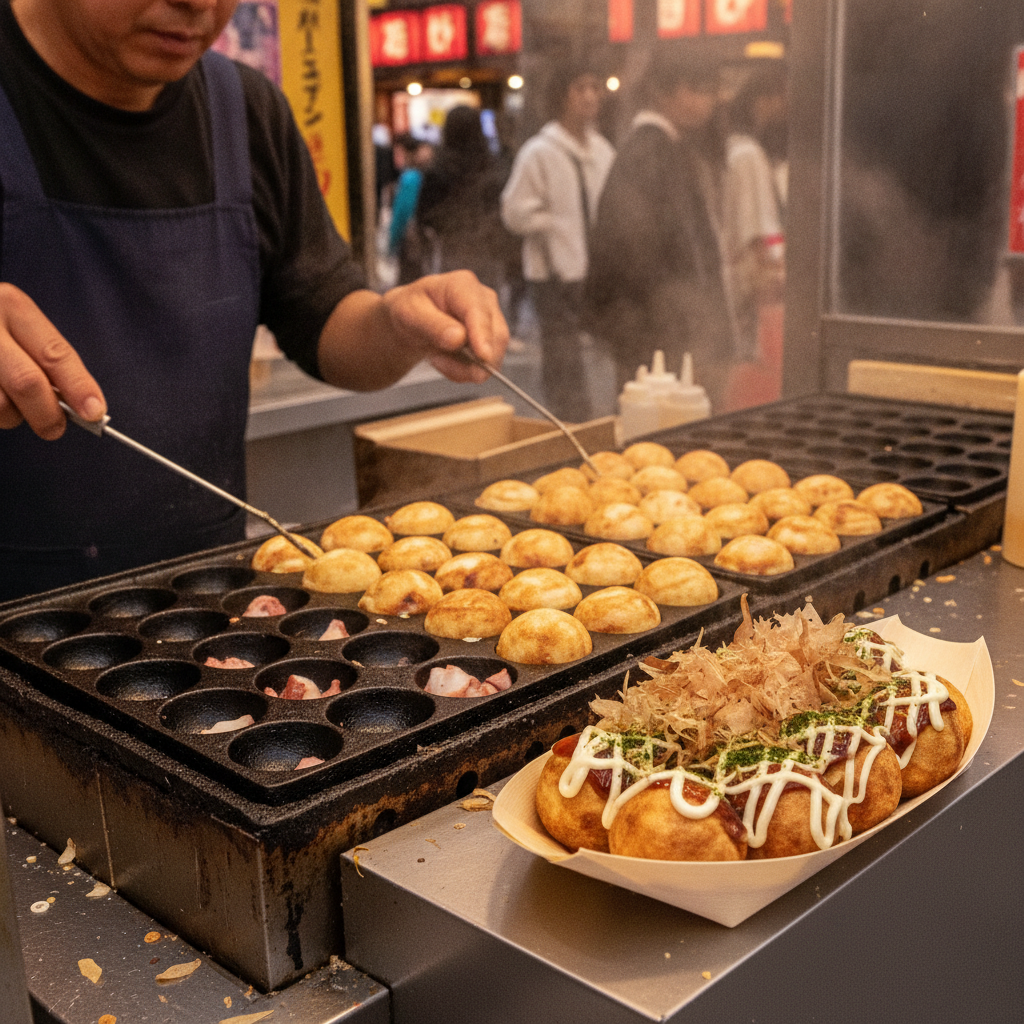 Osaka Food Deep Dive — Takoyaki, Ramen & the B-Gourmet Trail