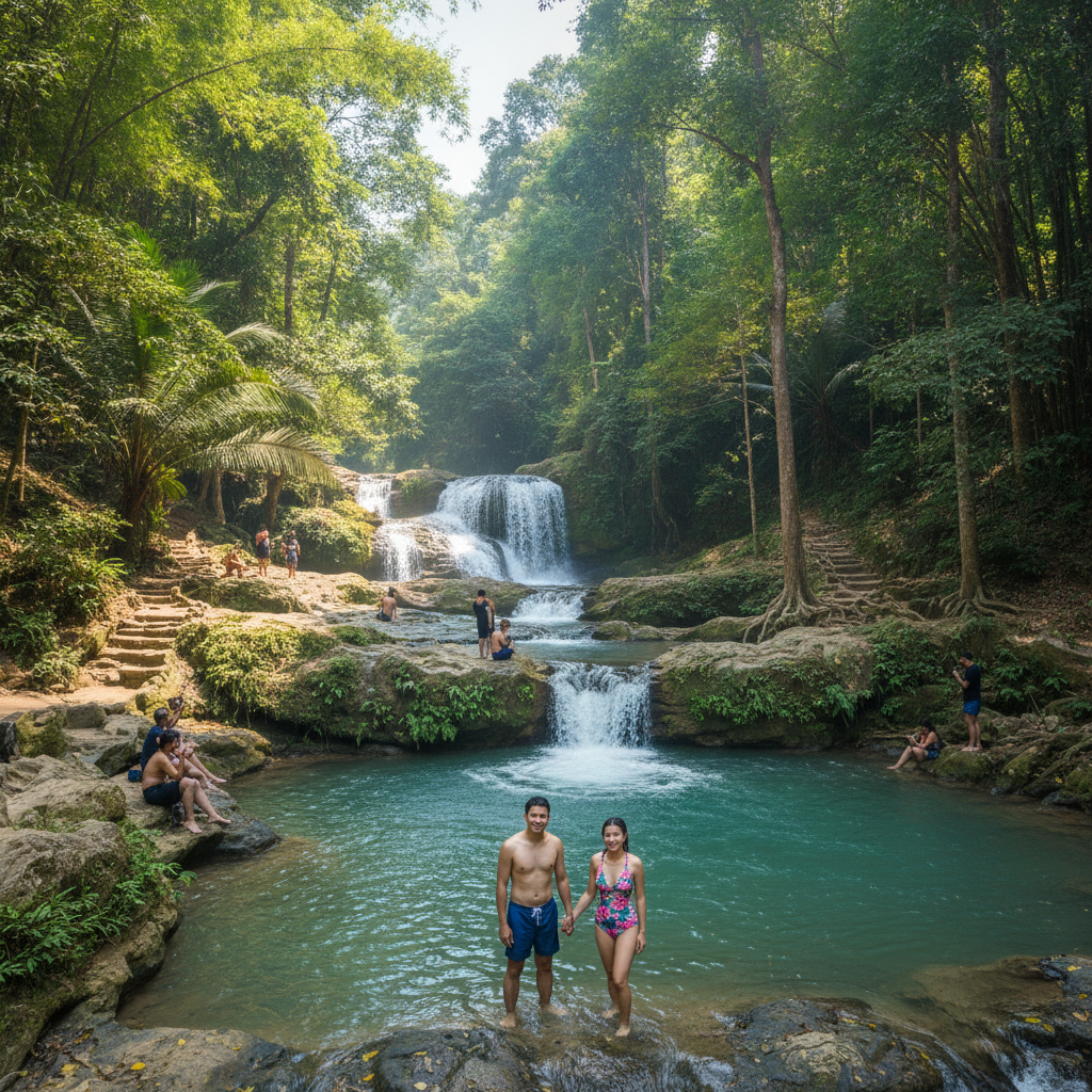 Pai Waterfall & Hot Spring Walk