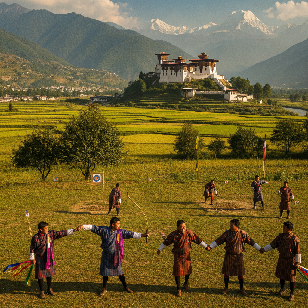Paro Traditional Archery and Bhutanese Sports