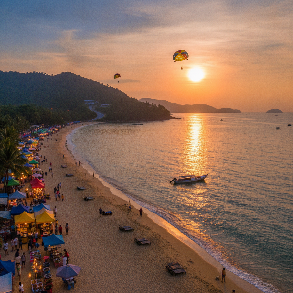 Penang Batu Ferringhi Beach & North Coast Walk