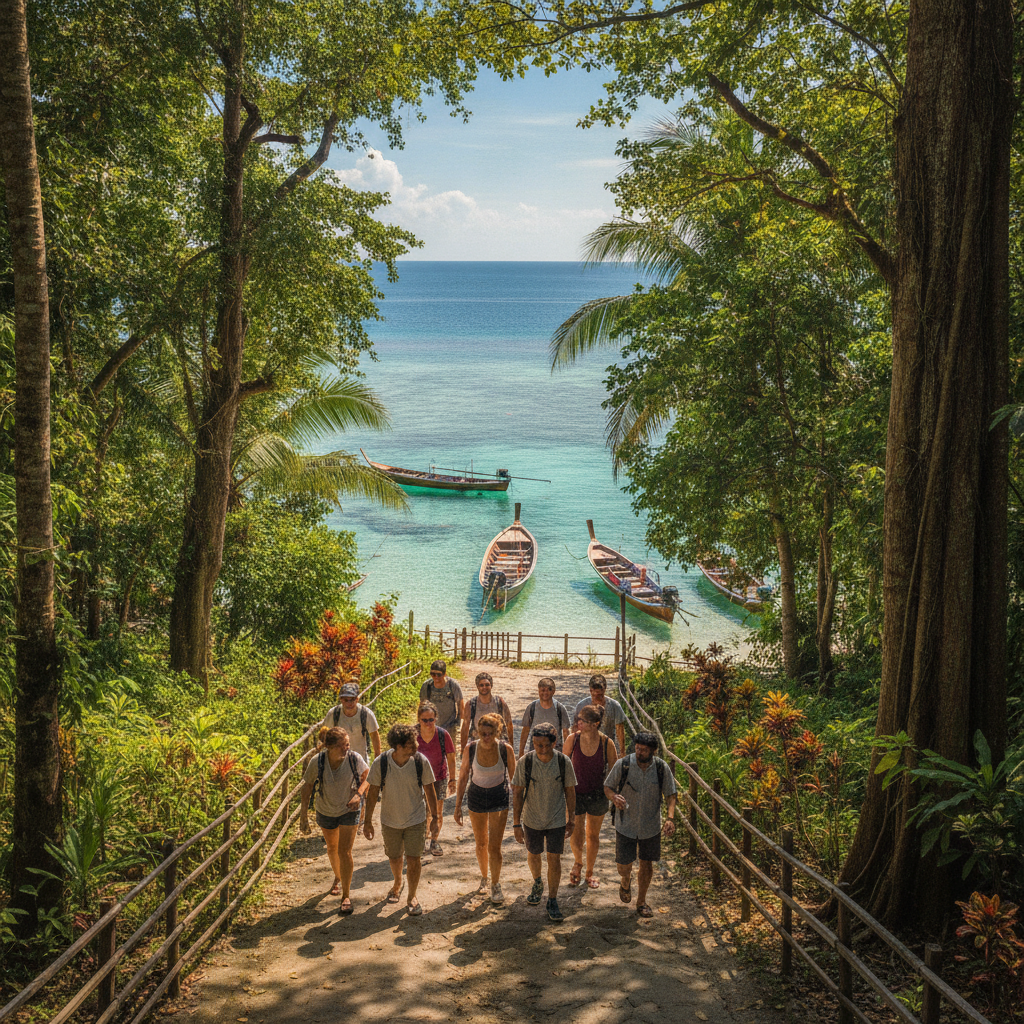 Perhentian Islands Beach Life & Backpacker Walk