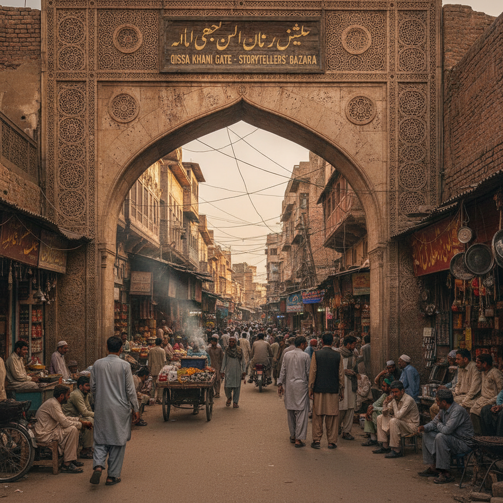 Peshawar Qissa Khwani Storytellers Bazaar Walk
