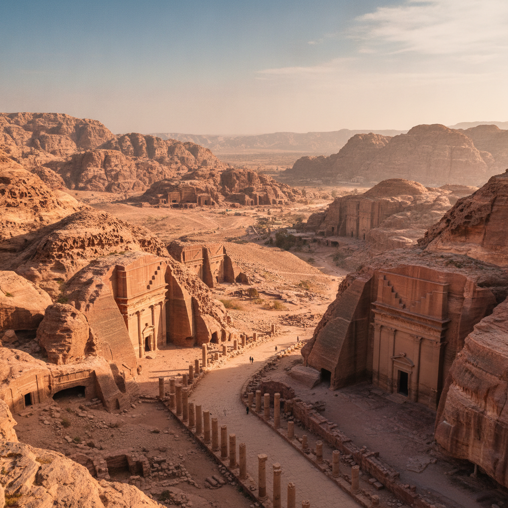 Petra History: The Nabataean Civilization, the Incense Road Trade Network, the Spice Merchant Economy, the Roman Annexation, and the Byzantine-Islamic Petra