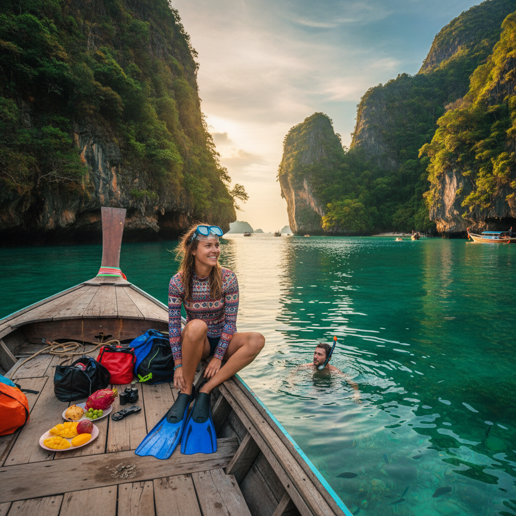 Koh Phi Phi Full-Day Snorkel Tour Walk