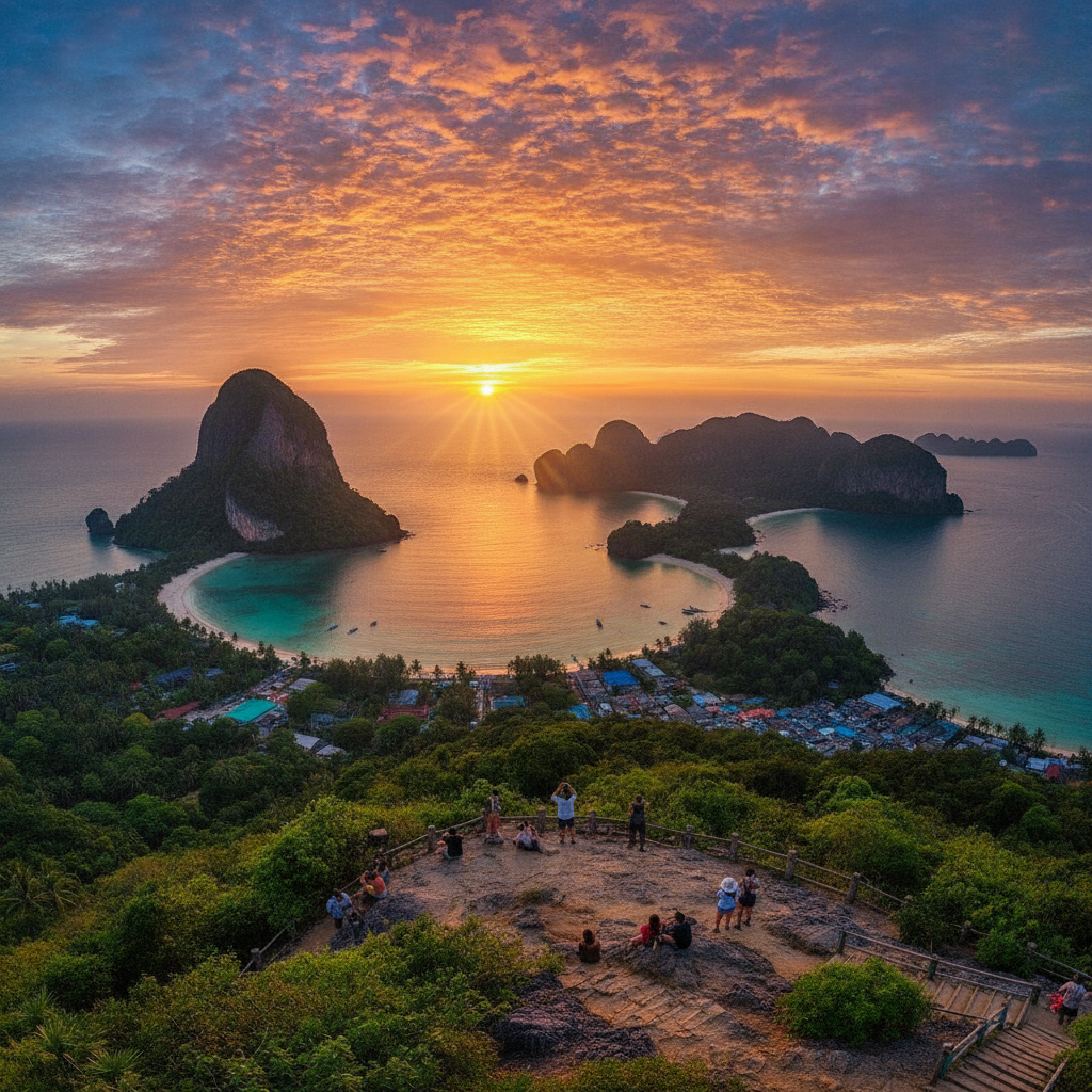 Koh Phi Phi Sunrise & Quiet Morning Walk