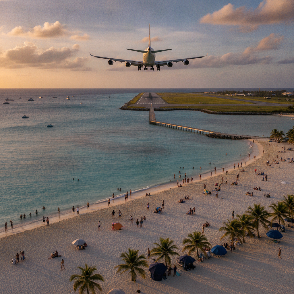 Philipsburg: Maho Beach Aircraft Landings, Orient Bay, the Two-Nation Open Border, Great Bay Waterfront, Loterie Farm, and the Post-Irma Rebuilt Island