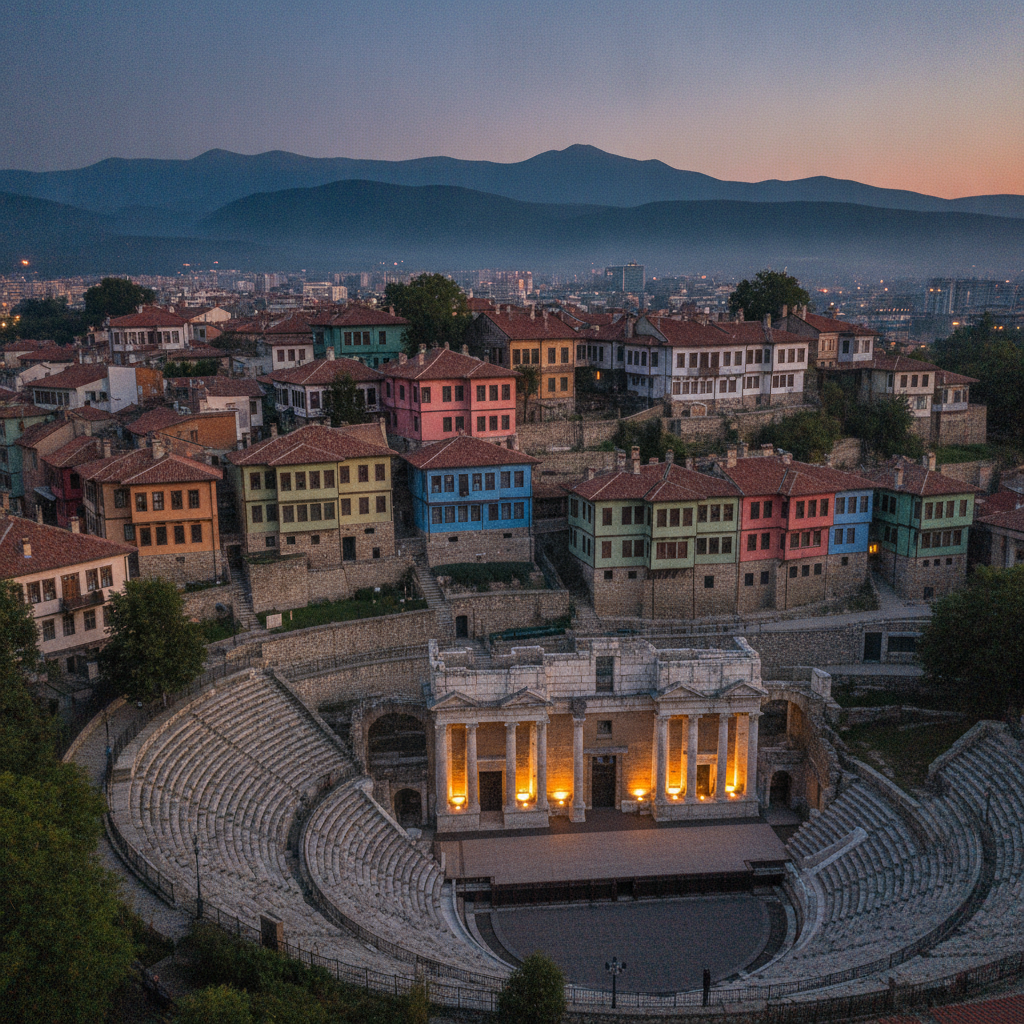 Plovdiv Classics: Roman Theatre, Old Town Mansions & Kapana