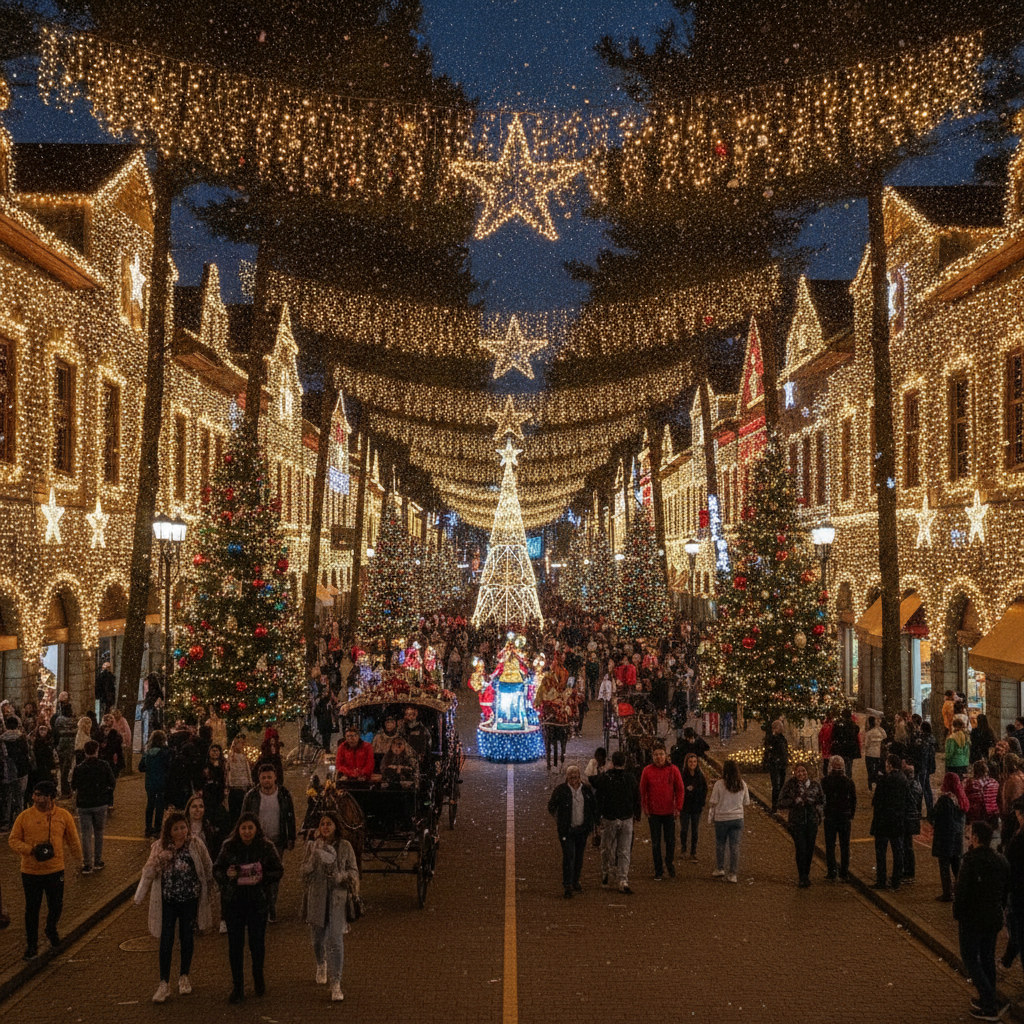 Serra Gaucha Highlights: Gramado Christmas, Bento Goncalves Harvest, Canela Waterfall, and Pelotas Candy