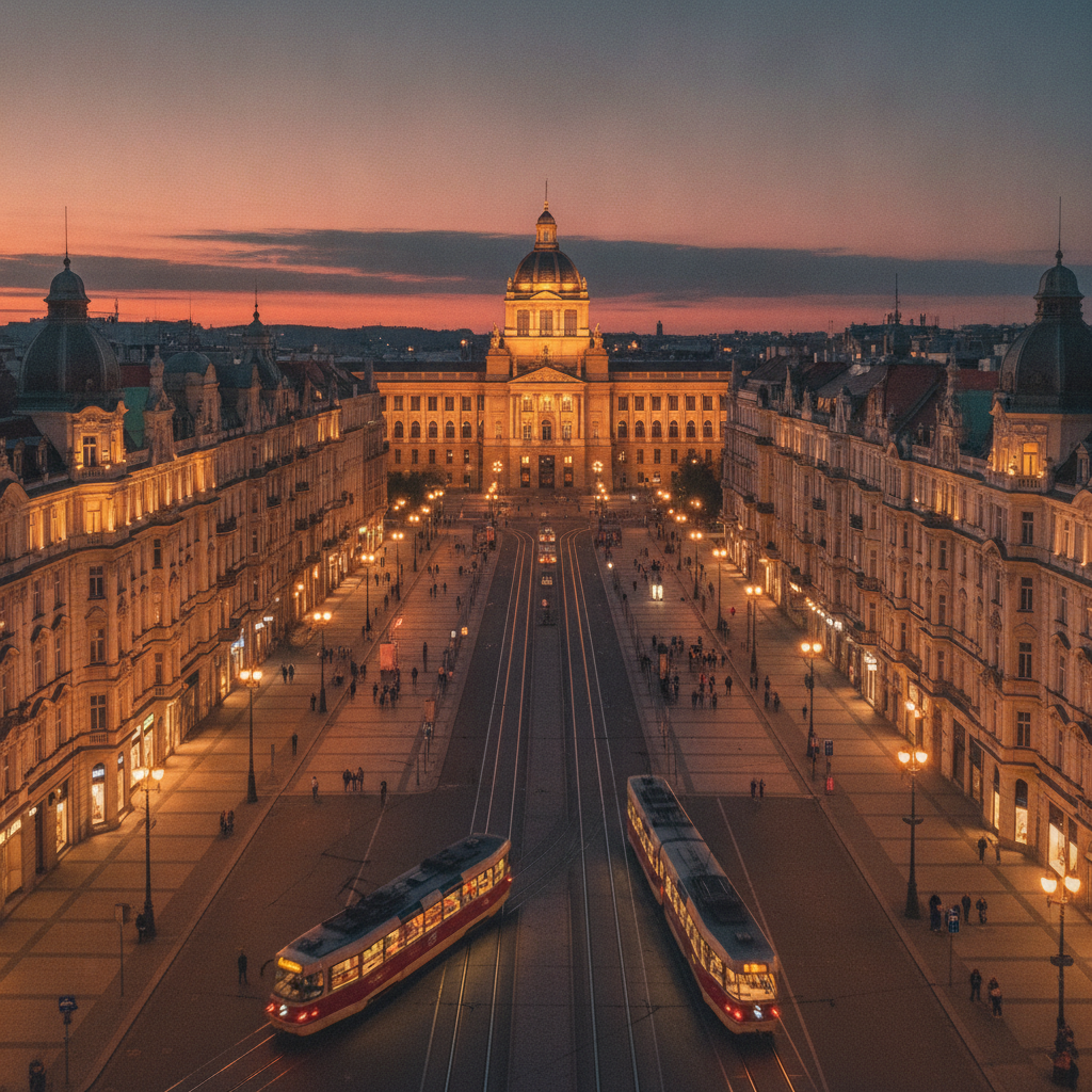 The Boulevard of History: Wenceslas Square & New Town