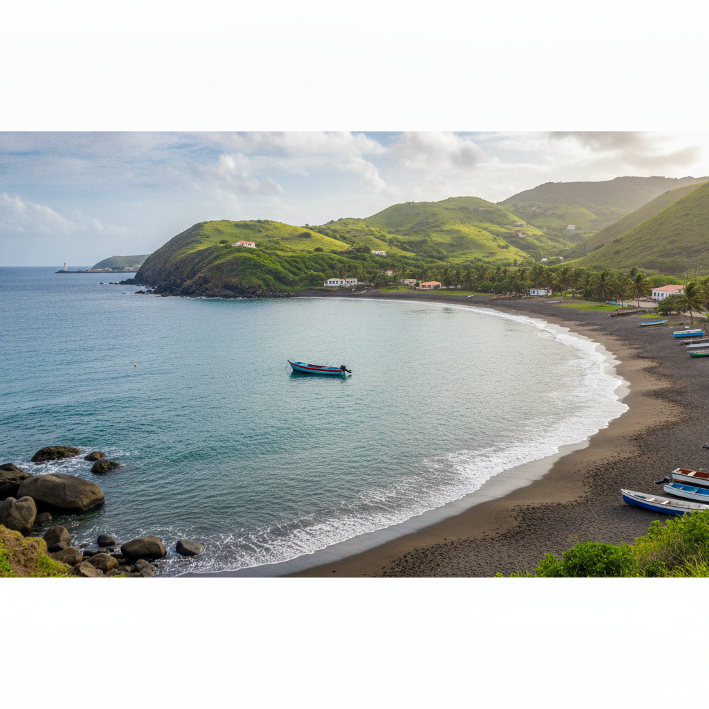 Santiago Island Beaches: Tarrafal, Black Sand & Cape Verdean Coast