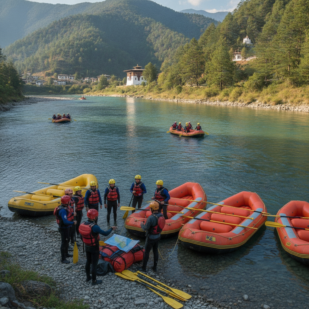Punakha River Rafting on the Mo Chhu