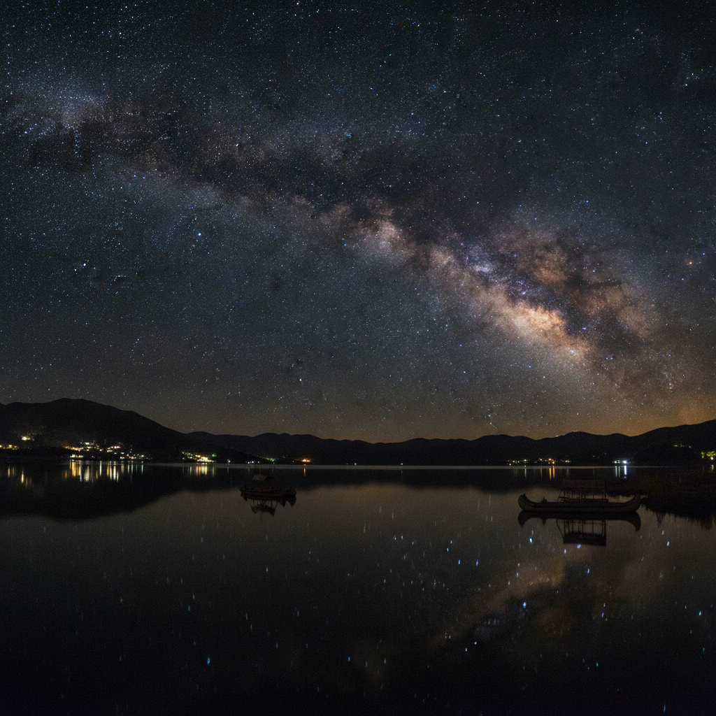 Puno Night Sky: Stars Over Titicaca