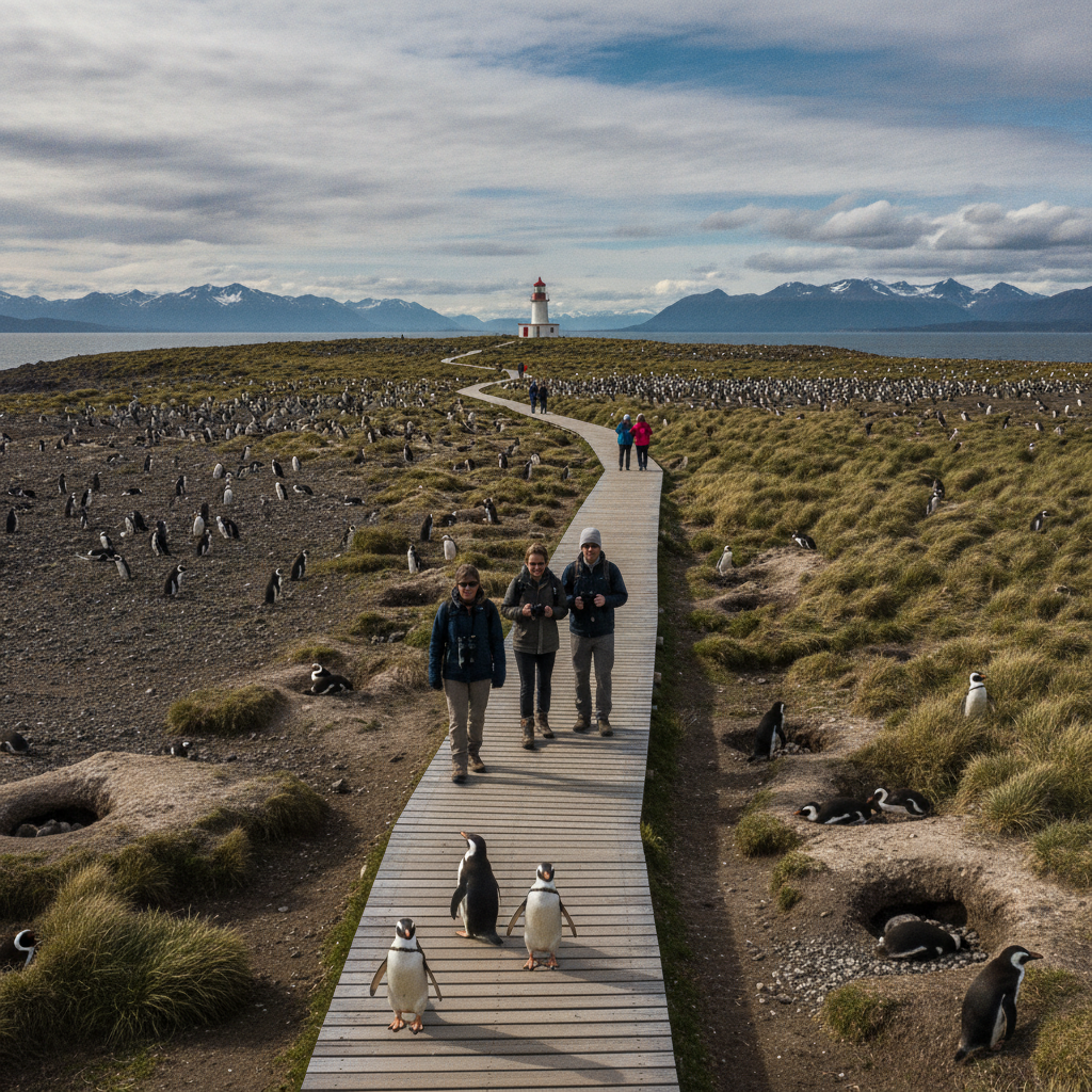 Magdalena Island Penguin Colony Walk